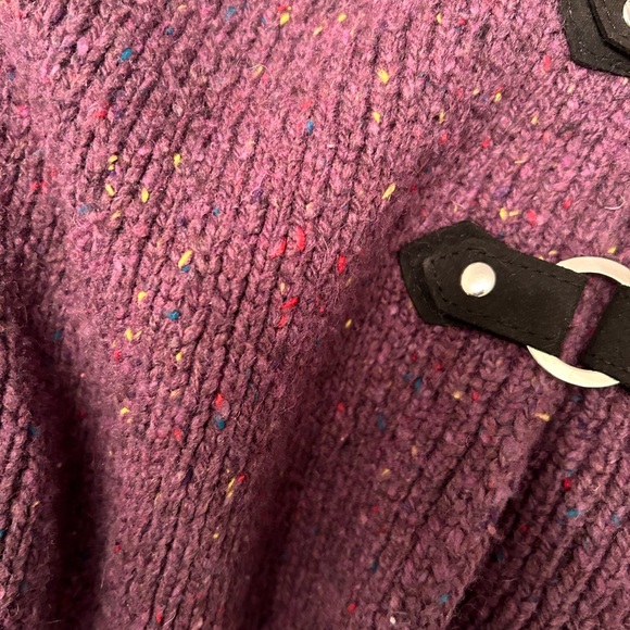 Purple wool sweater - Picture 2 of 3